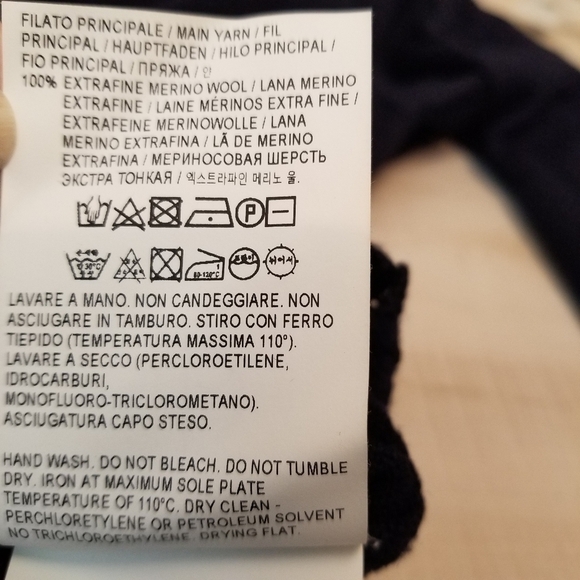 {L} Golden Goose Navy Wool Tomio Turtleneck - Picture 11 of 11